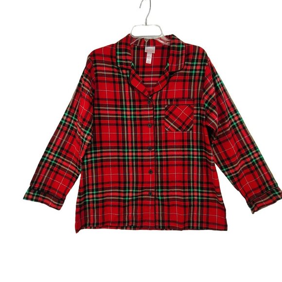 Wondershop NWT Women's Pajama Set Red Plaid Size  M - Picture 2 of 16